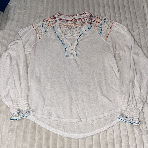 Free People Embroidery Long sleeve | Size XS - Picture 1 of 8